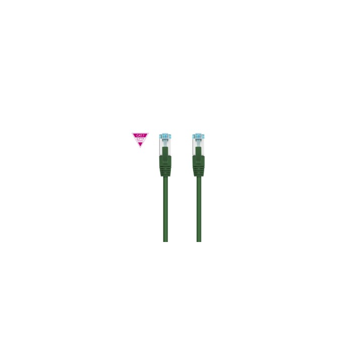 Nanocable Cable de Red Cat.7 600MHZ LSZH SFTP PIMF AWG26, Verde, 30 cm