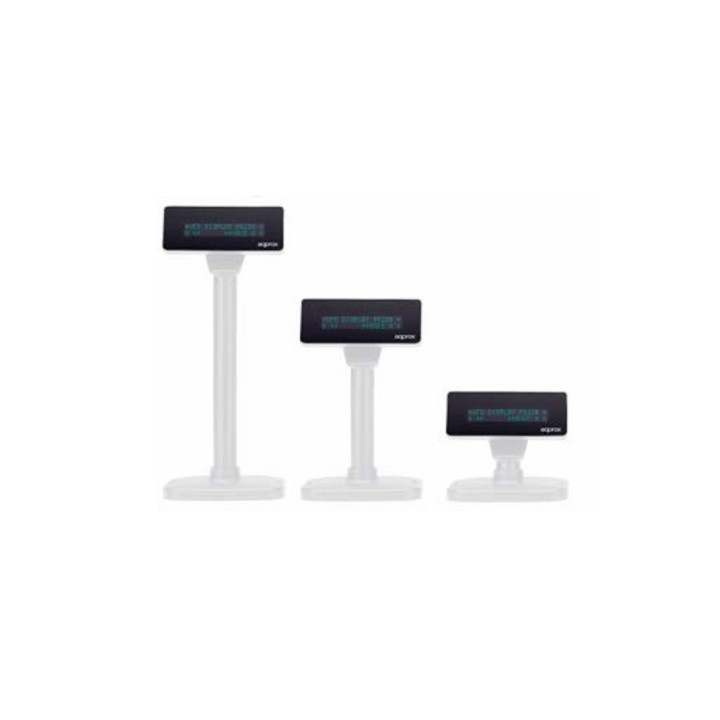 Approx appVFD01 Visor de Cliente VFD para TPV Blanco