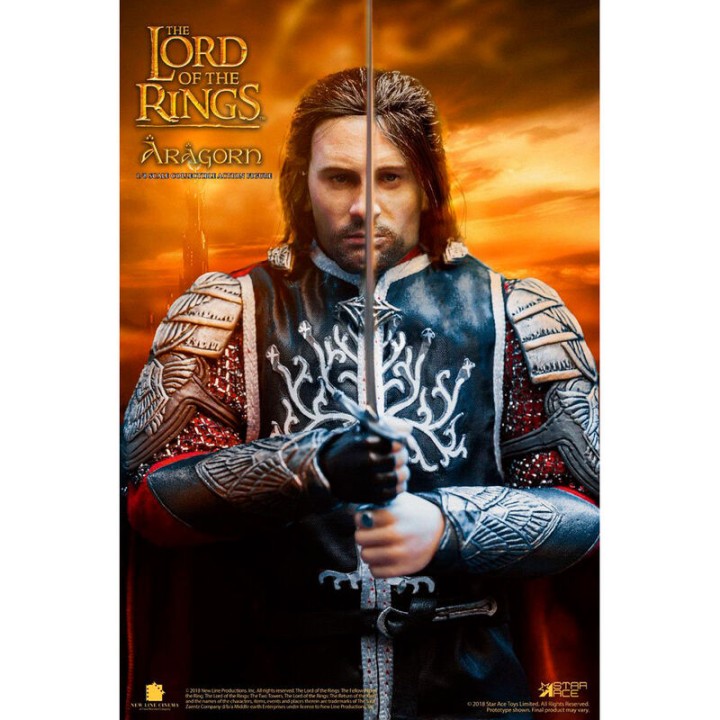 Figura Real Master Aragorn El Señor de los Anillos 23cm