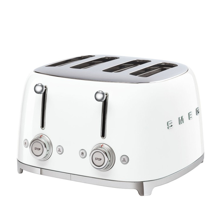 Smeg TSF03WHEU tostadora 6 4 rebanada(s) 2000 W Blanco
