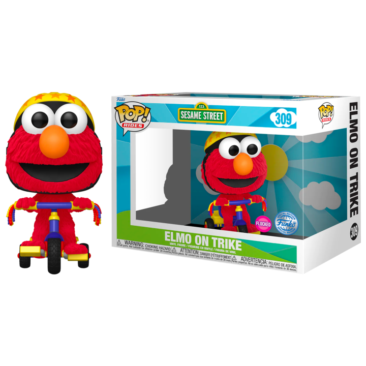 Figura POP Rides Barrio Sesamo Elmo on Trike Exclusive