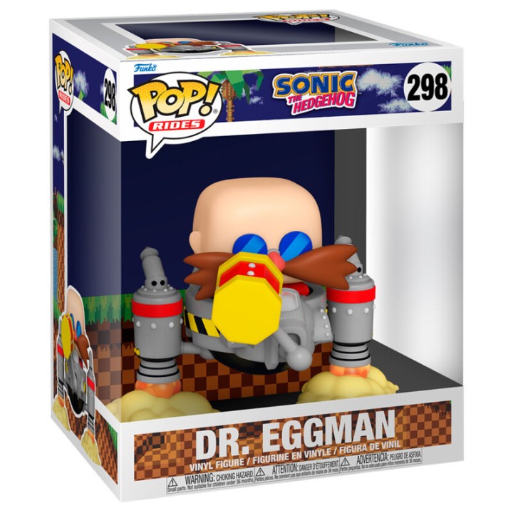 Figura POP Rides Deluxe Sonic the Hedgehog Dr. Eggman