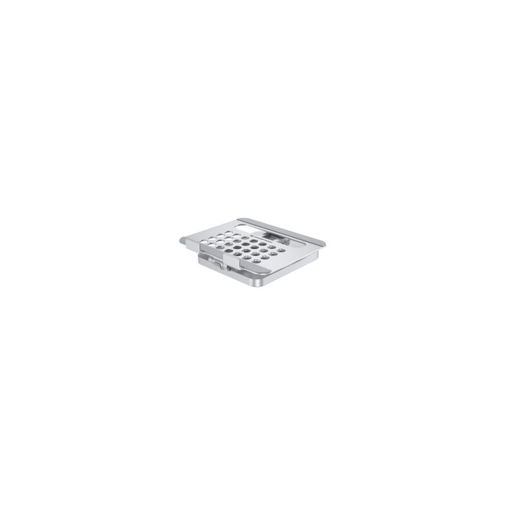 Conceptronic DONN26G mueble y soporte para dispositivo multimedia Plata Tableta Carro para administración de tabletas