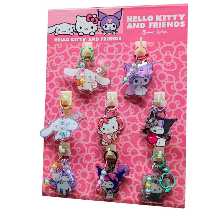 Llavero Cinnamoroll Kuromi Hello Kitty surtido