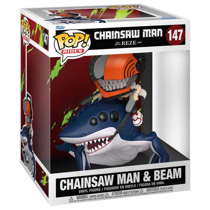 Figura POP Rides Deluxe Chainsaw Man El Arco de Reze Chainsaw Man & Beam
