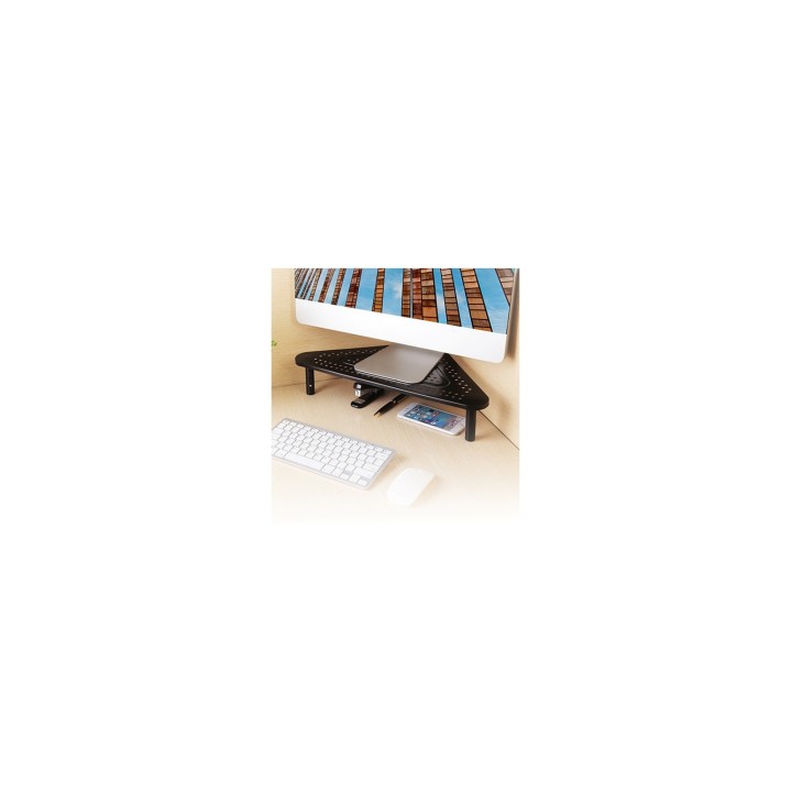 Gembird MS-TABLE-02 soporte para monitor Negro Escritorio