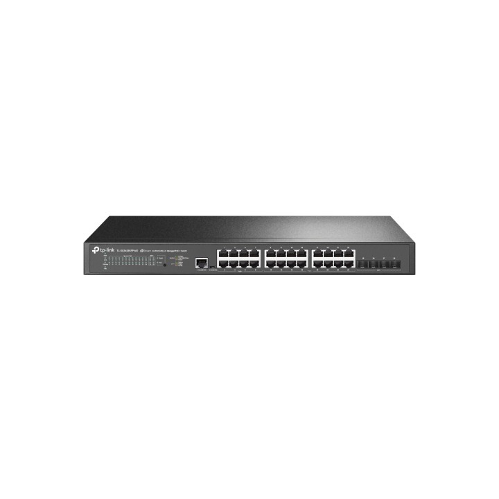 TP-Link TL-SG3428XPP-M2 switch Gestionado L2+ 2.5G Ethernet (100/1000/2500) EnergÍ­a sobre Ethernet (PoE) 1U Negro
