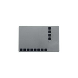 Nobo Pizarra Blanca Magnetica Pequeña con Cuadriculas de Espuma para Fijar Notas - 610x390mm - Multifuncional y sin Marco -