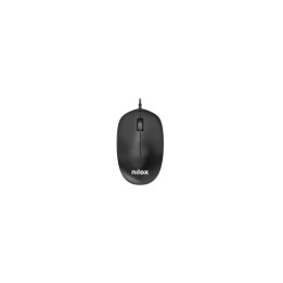 Nilox MOUSB1012 ratón USB tipo A Óptico 1200 DPI
