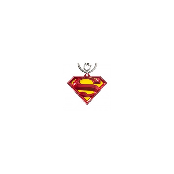 Llavero peltre color logo superman