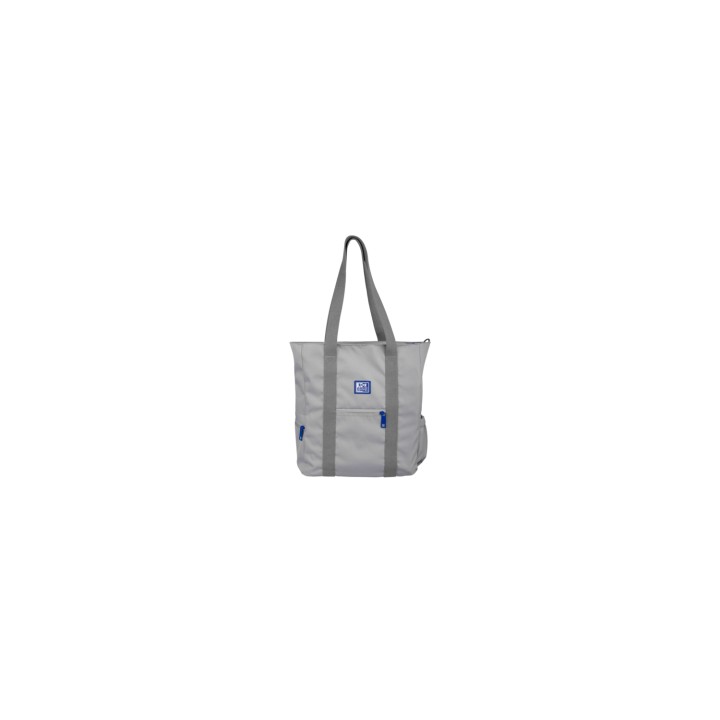 Oxford B-Ready Tote Bag Bolso de Tela Ecologica - Poliester Reciclado RPET - Asa Larga para Bandolera - Color Gris