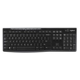 Logitech Wireless Keyboard K270 teclado RF inalámbrico QWERTZ Alemán Negro