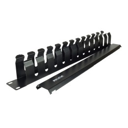 Phasak Guiacables con tapa para Rack de 19" 1U - PA 5095
