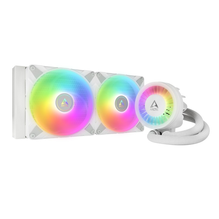 ARCTIC Liquid Freezer III 280 A-RGB Procesador Sistema de refrigeración líquida todo en uno 14 cm Blanco 1 pieza(s)