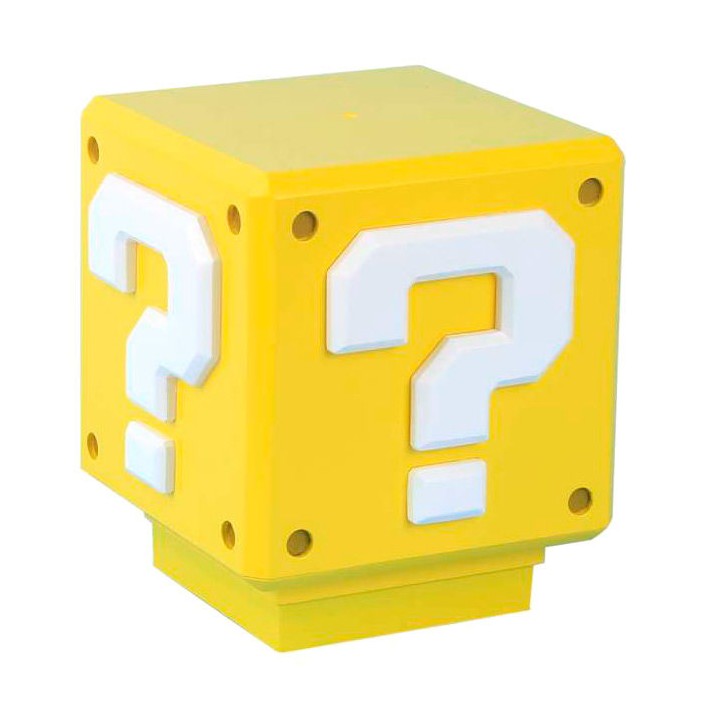Lampara sonido Mini Question Block Super Mario Bros Nintendo