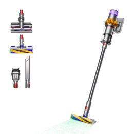 Dyson V15 Detect Absolute aspiradora de mano Níquel, Amarillo Sin bolsa