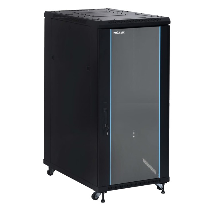 Phasak Armario Rack PRO 19" 32U 600 x 800 negro con ventilación - PHO 6832