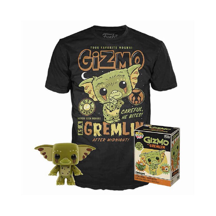 Set figura POP & Tee Gremlins Gizmo Exclusive