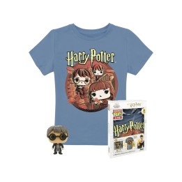 Pop & tee harry potter funko + camiseta trio talla m