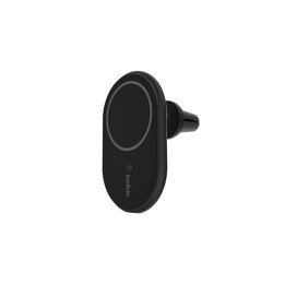Belkin WIC004BTBK-NC cargador de dispositivo móvil Smartphone Negro Encendedor de cigarrillos Cargador inalámbrico Carga rápida
