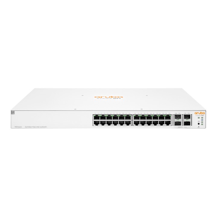 Aruba Instant On 1930 24G Class4 PoE 4SFP/SFP+ 370W Gestionado L2+ Gigabit Ethernet (10/100/1000) Energía sobre Ethernet (PoE)