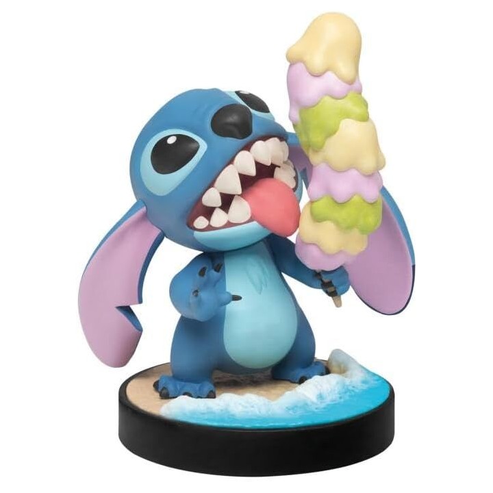 Figura Stitch Gloton Hero Box Stitch Disney 8cm