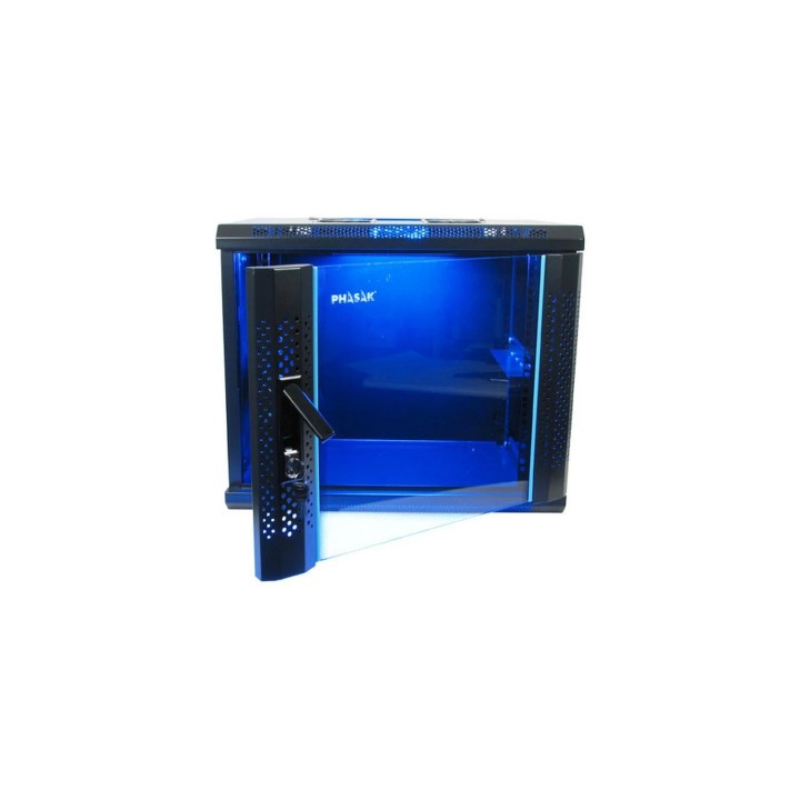 Phasak Armario Mural 6U 600 x 450 Negro desmontando