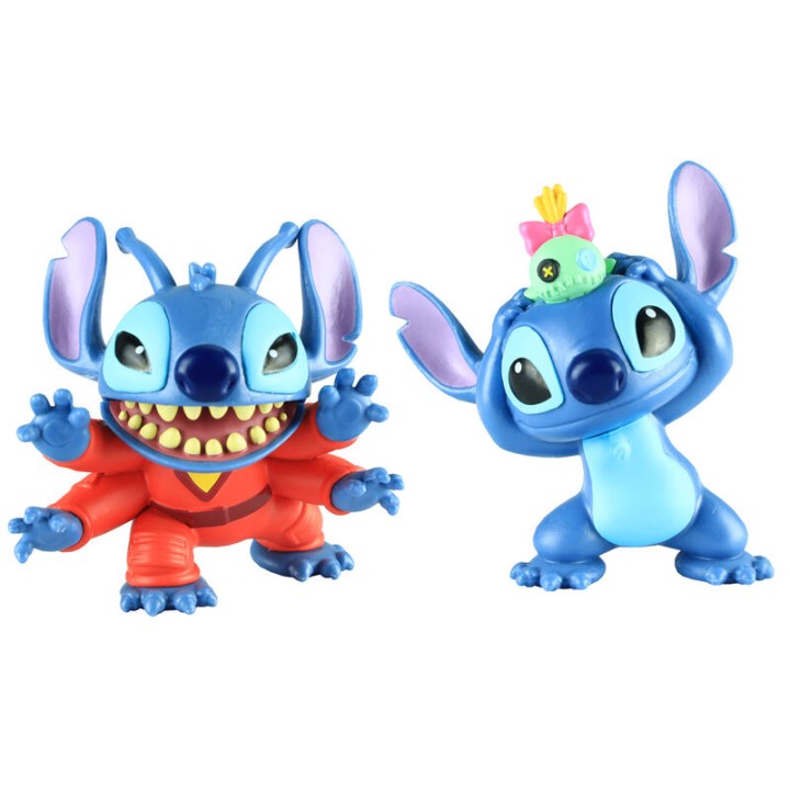 Blister 2 figuras Stitch Disney 5cm surtido