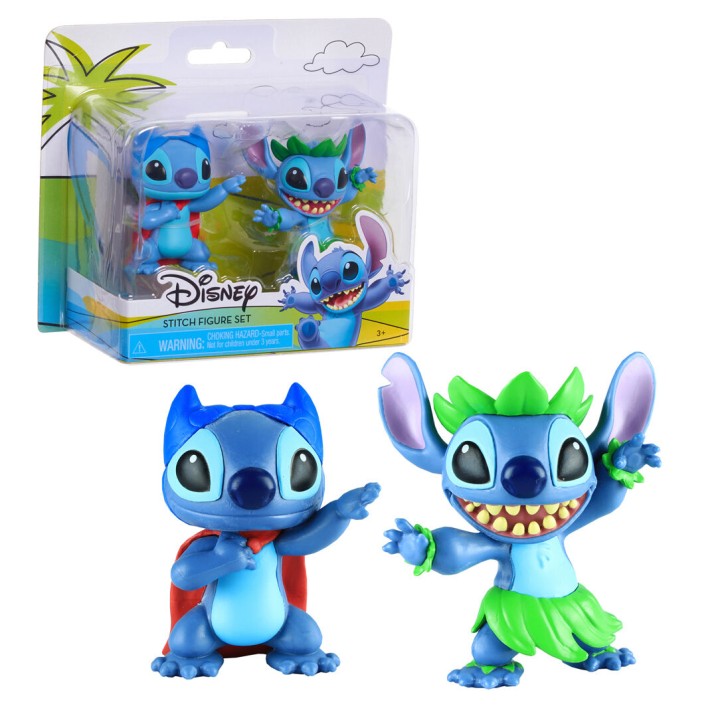 Blister 2 figuras Stitch Disney 5cm surtido
