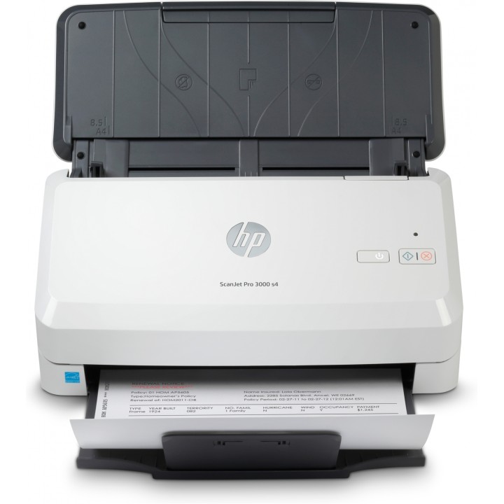 Escaner hp scanjet pro 3000 s4 600 x 600 dpi alimentado con hojas a4 negro blanco 6FW07A