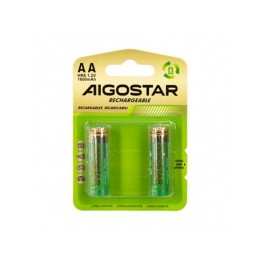 Pila recargable HR6 (AA) 1600mAh 12v 2uds