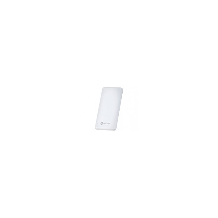 Powerbank GOODIS (10.000 mAh - Micro USB + USB-C - Blanca)