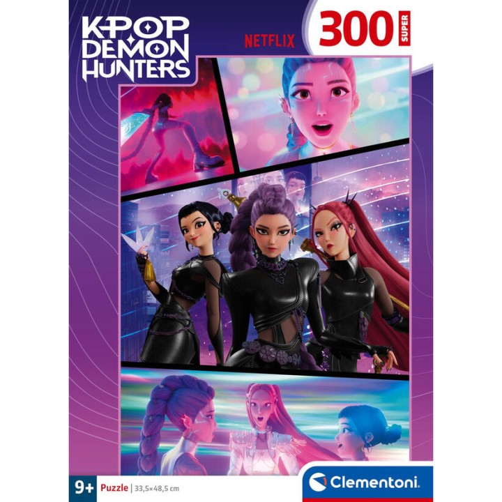 Puzzle Super Kpop Demon Hunters 300pzs