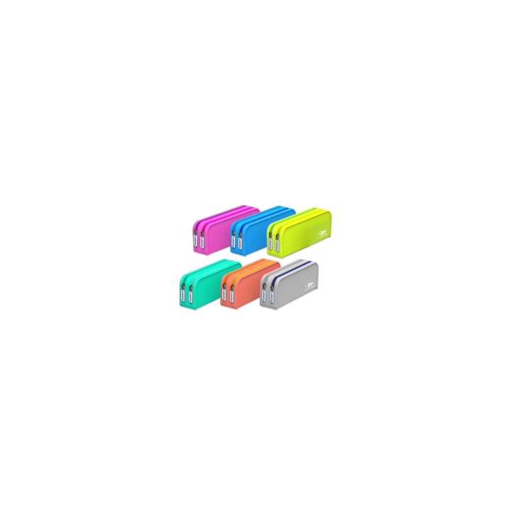 Lagart Portatodo Silicona Rectangular Doble Cremallera