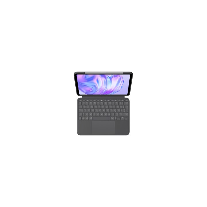 Logitech Combo Touch QWERTZ Alemán Smart Connector Grafito