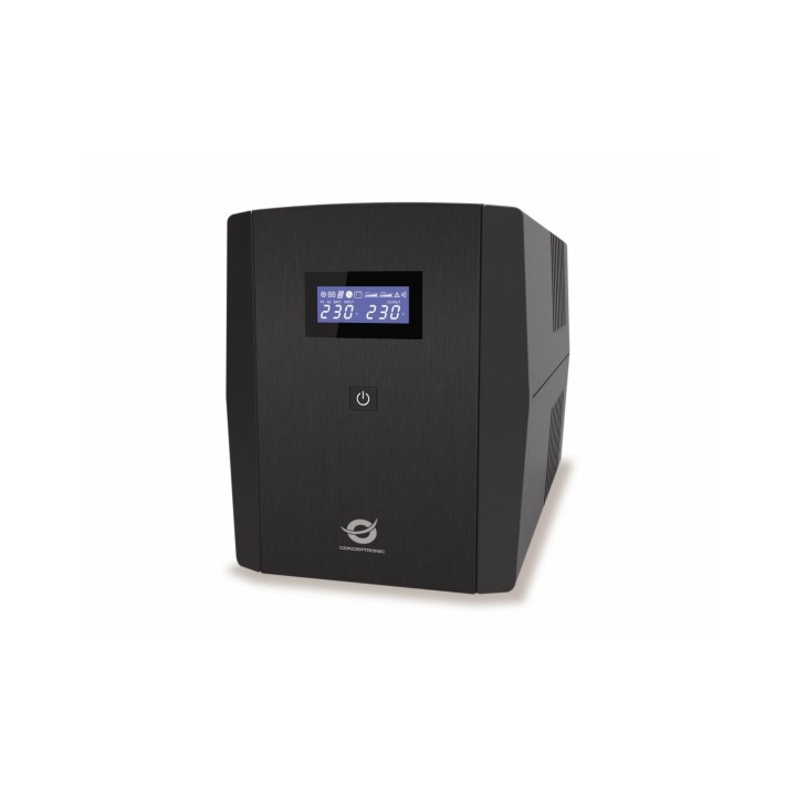 Conceptronic ZEUS08EM sistema de alimentación ininterrumpida (UPS) Línea interactiva 1,5 kVA 900 W 5 salidas AC
