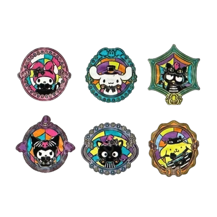 Blind Box Mystery Enamel Pin Halloween Hello Kitty and Friends Loungefly surtido