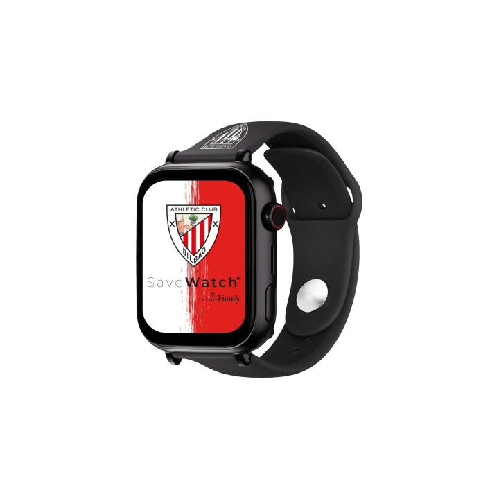 Save Family PLUS SmartWatch Ed. Athletic Club Bilbao con GPS y llamada Negro Correa Silicona Negra NO INCLUYE SIM
