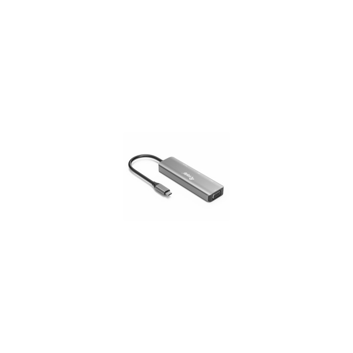 Equip 133485 Adaptador gráfico USB 3840 x 2160 Pixeles Negro, Plata
