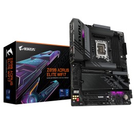GIGABYTE Placa base Z890 AORUS ELITE WIFI7 - Compatible con CPUs Intel Core Ultra (Serie 2), VRM de 16+1+2 fases, hasta 8800MHz