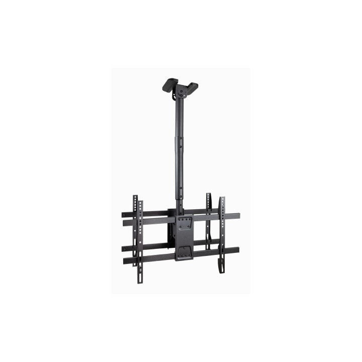 TooQ Soporte de Techo para 2 Pantallas 43"-86", Negro