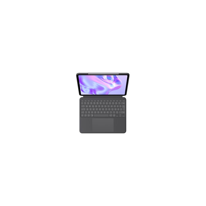 Logitech Combo Touch QWERTZ Alemán Smart Connector Grafito