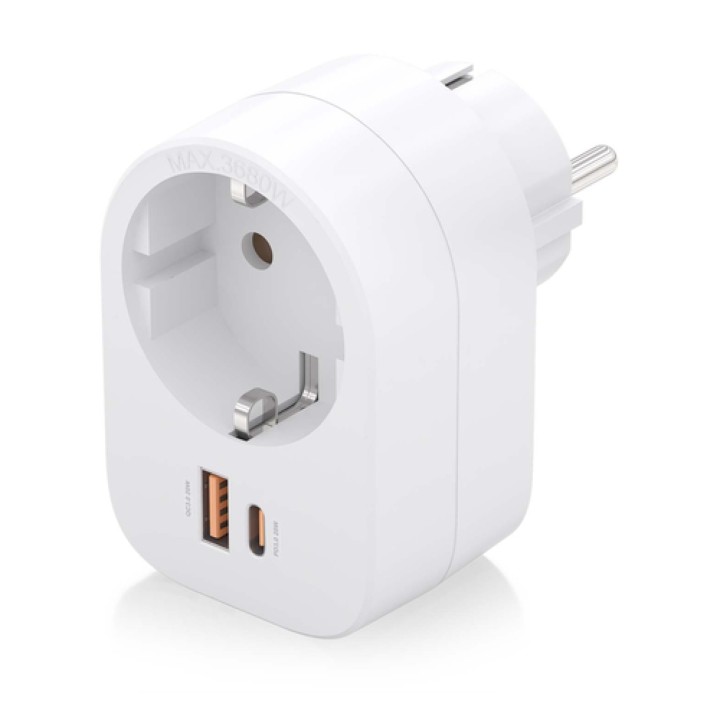 AISENS ASPS-1A1C06-W cargador de dispositivo móvil Universal Blanco Corriente alterna Carga rápida Interior