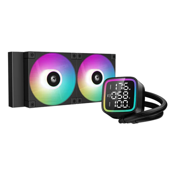 DeepCool LD240 Procesador Sistema de refrigeración líquida todo en uno 12 cm Negro 1 pieza(s)