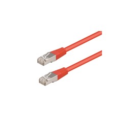 WP WPC-PAT-5F005R cable de red Rojo 0,5 m Cat5e F/UTP (FTP)