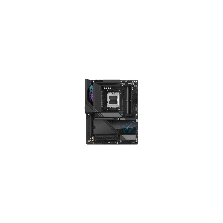 GIGABYTE X870E AORUS PRO Placa Base - Compatible con CPUs AMD Ryzen 9000, 16+2+2 fases VRM digitales, hasta 8000MHz DDR5 (OC),