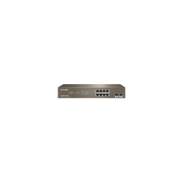 IP-COM Networks G3310P-8-150W switch Gestionado L2 Gigabit Ethernet (10/100/1000) Energía sobre Ethernet (PoE) Gris