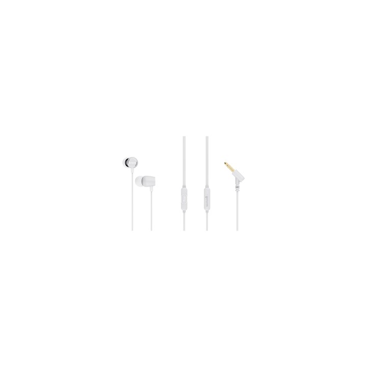 Aiwa ESTM-30WT auricular y casco Auriculares Alámbrico Dentro de oído Llamadas/Música/Deporte/Uso diario Blanco
