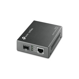 TP-Link MC420L convertidor de medio 10000 Mbit/s Multimodo, Monomodo Negro