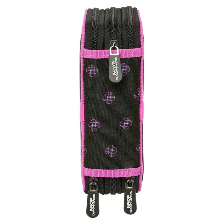 Plumier Negra Kpop Demon Hunters triple 37 pzs